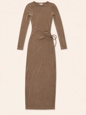 ACOA Ruched Maxi Dress – Size S